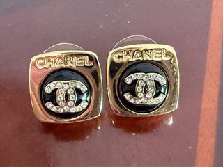 Pendientes chanel  vintage de lujo