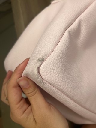 Bolso carrito bebé rosa con lunares y lazos