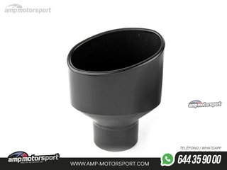 COLA DE ESCAPE TIPO RS4 LADO IZQUIERDO NEGRA