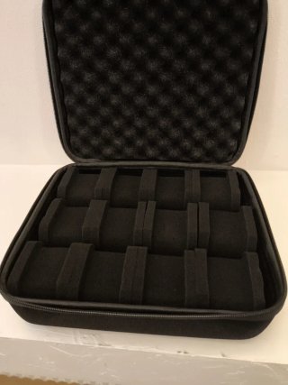 Custodia porta orologi nera