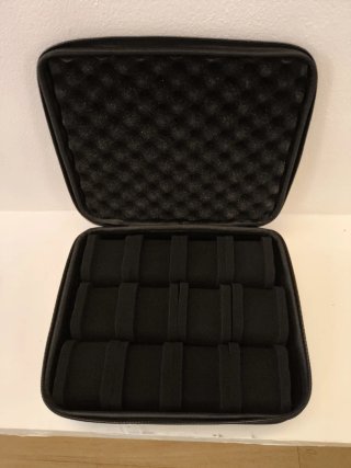 Custodia porta orologi nera