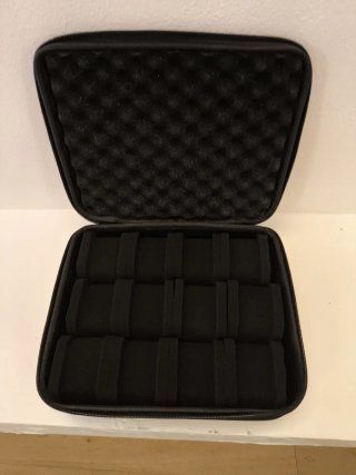 Custodia porta orologi nera