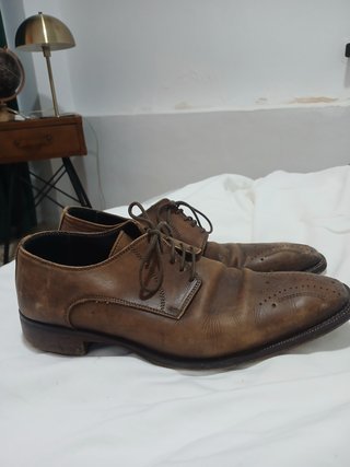 Zapatos Brogue Piel HAMLET Talla 42 Marrón