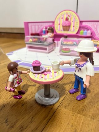 Playmobil Cafetería y Tienda Bebés