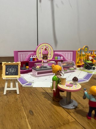 Playmobil Cafetería y Tienda Bebés
