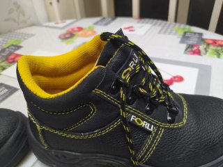 Botas de seguridad FORLI negras y amarillas
