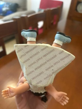 Figura Nadal Niña con Osito