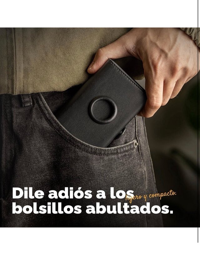 Cartera RFID Smart Wallet Hombre Negra