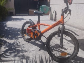 Bicicleta infantil 16 pulgadas, como nueva