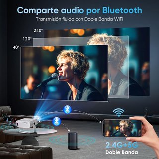 Proyector Portátil Z 270 ANSI 4K/1080P