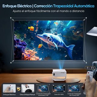 Proyector Portátil Z 270 ANSI 4K/1080P