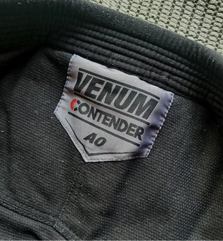 Kimono Venum Contender Evo A0 Negro niños