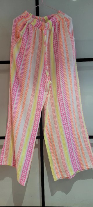 Conjunto Verano Blanco y Rosa Talla Única