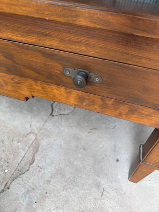 Mesa de centro madera y cristal