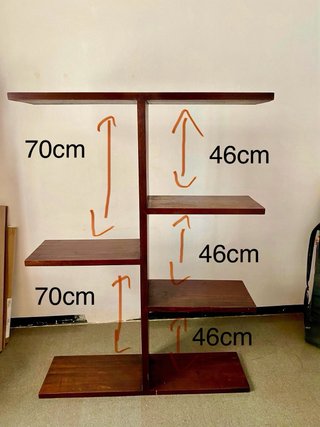 Estantería de madera teca
