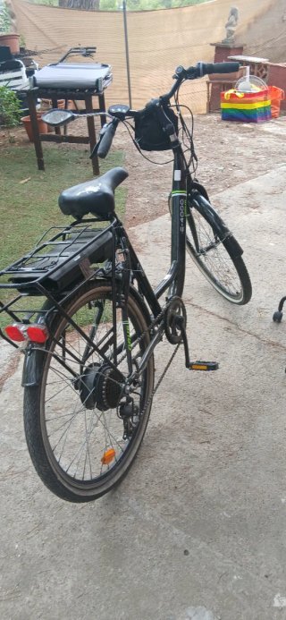 Bicicleta Eléctrica Orus E-4000 Negra