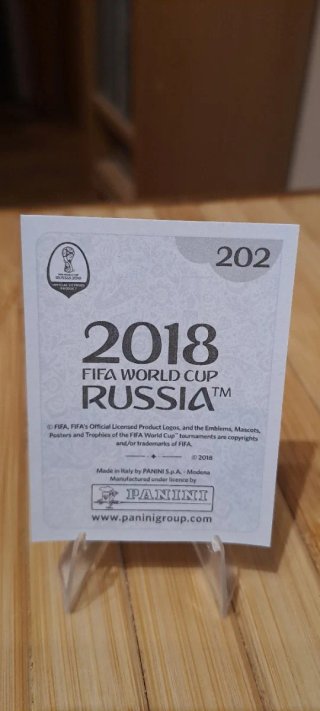 Cromo N'Golo Kanté Panini Mundial Rusia 2018