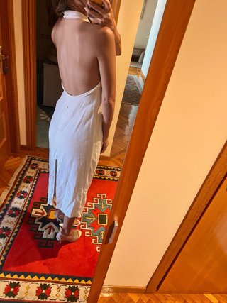 Vestido Zara Blanco Talla XS