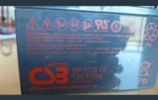 Batería 12 V 7.2 Ah amperios