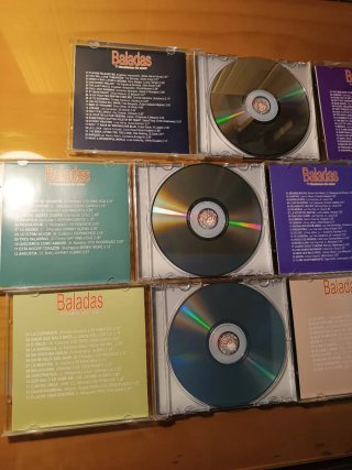 Lote Colección 8 CDs Baladas y Canciones de Amor