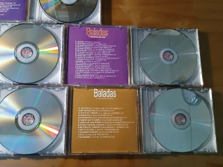 Lote Colección 8 CDs Baladas y Canciones de Amor