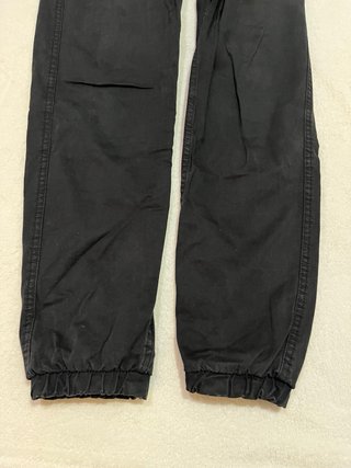 Pantalón Jogger Bershka Negro Cordón Talla S 36