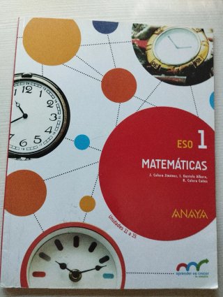 lote libros tres trimestres mates 1º eso