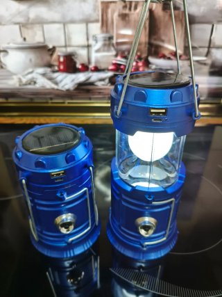 2 Lámparas LED Solares USB