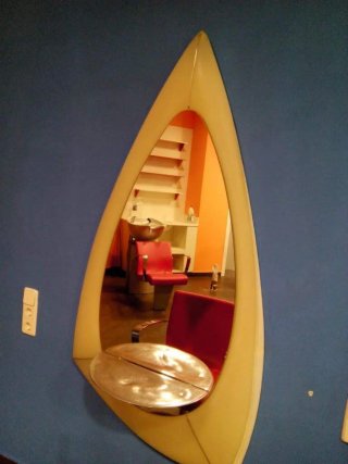 Espejo de Peluquería Ovalado
