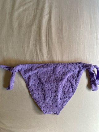 Bikini lila toalla flores S