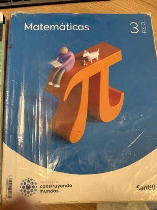 Matematicas 3ESO Santillana ISBN 9788468049557