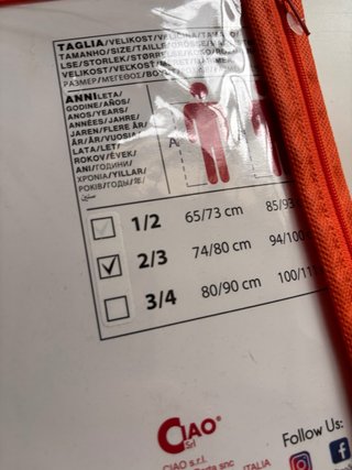 Disfraz murciélago bebé Talla 2-3 años