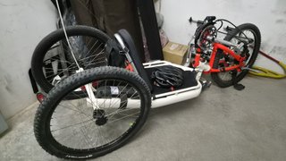 Handbike reclinada eléctrica 5 niveles