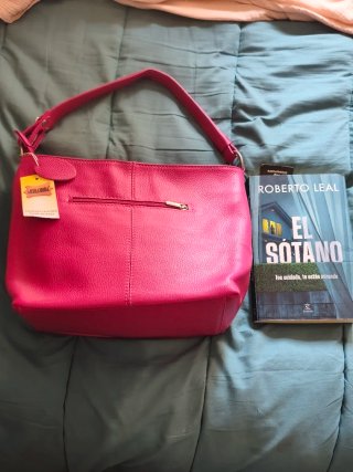 Bolso Piel Ambra Moda Rosa fucsia Italiano