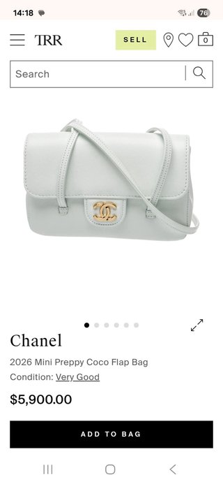 Bolso Chanel Blanco y Dorado Nuevo