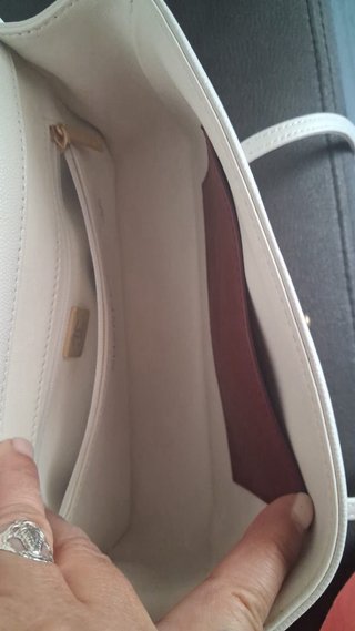 Bolso Chanel Blanco y Dorado Nuevo