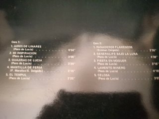 Vinilo Fantasía Flamenca Paco de Lucía