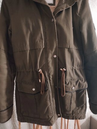 Parka verde militar Pinkie Talla S