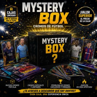 Mystery Box Cromos de Fútbol contiene 100 cromos