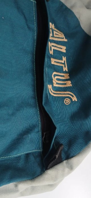 Mochila Altus beige y verde