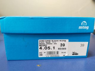 Sandalias MTNG Corsé Negro Talla 36