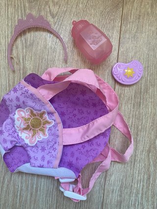 Muñeca Bebé Rapunzel Disney con Accesorios