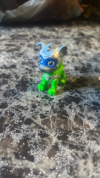 Coche Patrulla Canina Verde con Figura