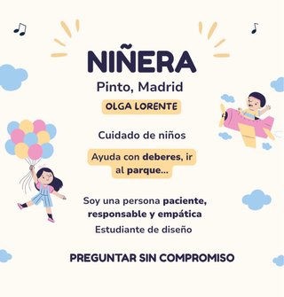 Trabajo de niñera