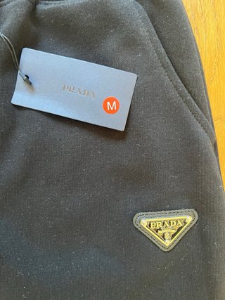 Completo estivo Prada nero ragazzo
