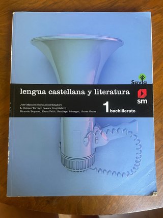 Libro lengua y literatura 1° de bachillerato