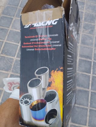 Embellecedor salida tubo escape