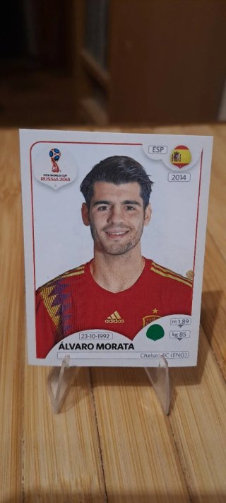 Cromo Álvaro Morata Panini Rusia 2018 #106