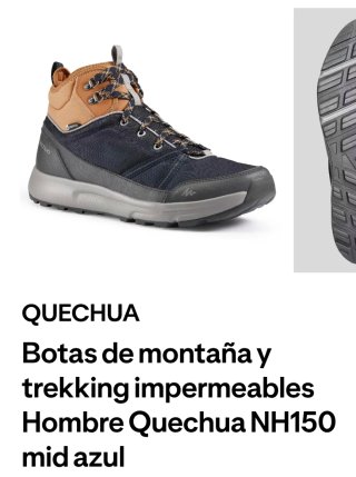 Botas de montaña Quechua hombre