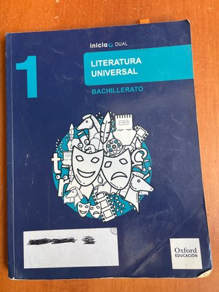 Literatura universal 1º Bachillerato OXFORD